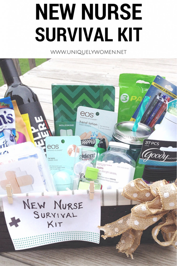 Nursing Graduation Gift Ideas
 DIY New Nurse Survival Kit