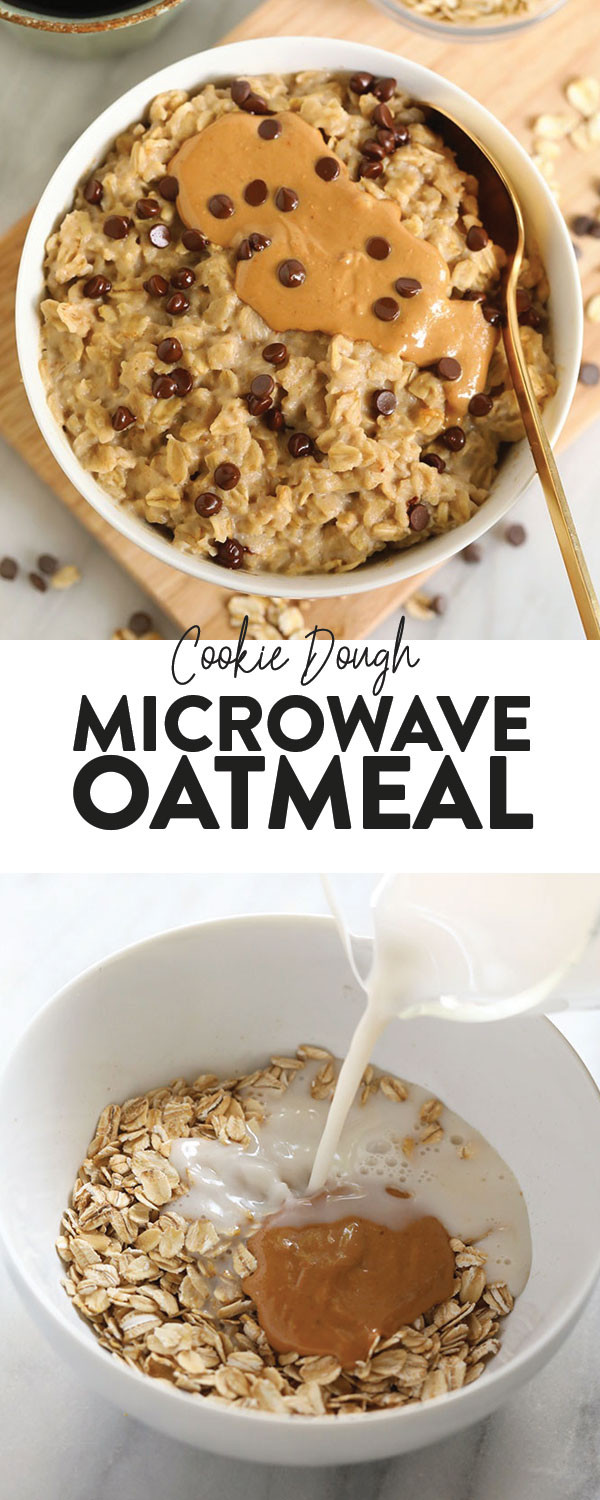 Oatmeal Cookies Microwave
 2 Minute Microwave Oatmeal that tastes like cookie dough