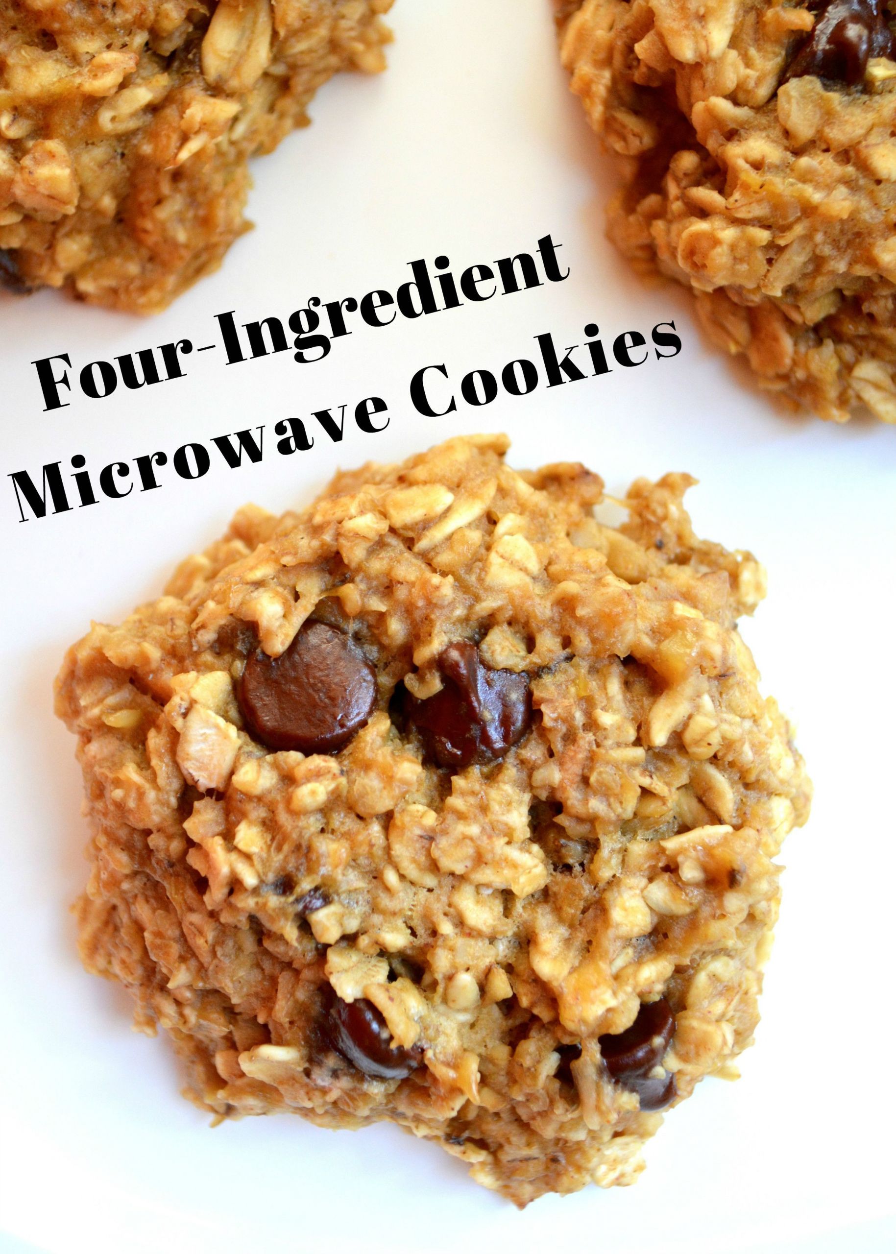 Oatmeal Cookies Microwave
 4 Ingre nt Microwave Cookies Recipe