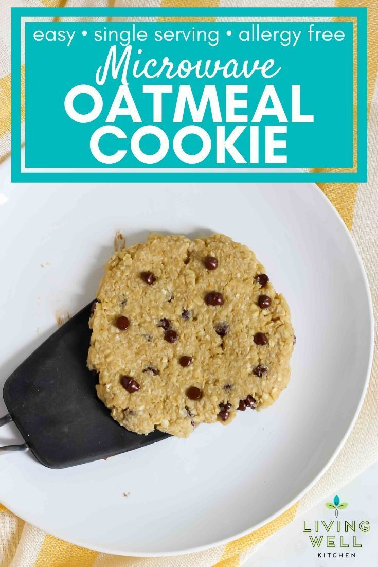 Oatmeal Cookies Microwave
 FIVE Minute Microwave Oatmeal Cookie with video