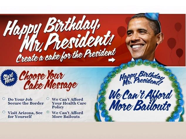 Obama Birthday Card
 Happy Birthday President Obama