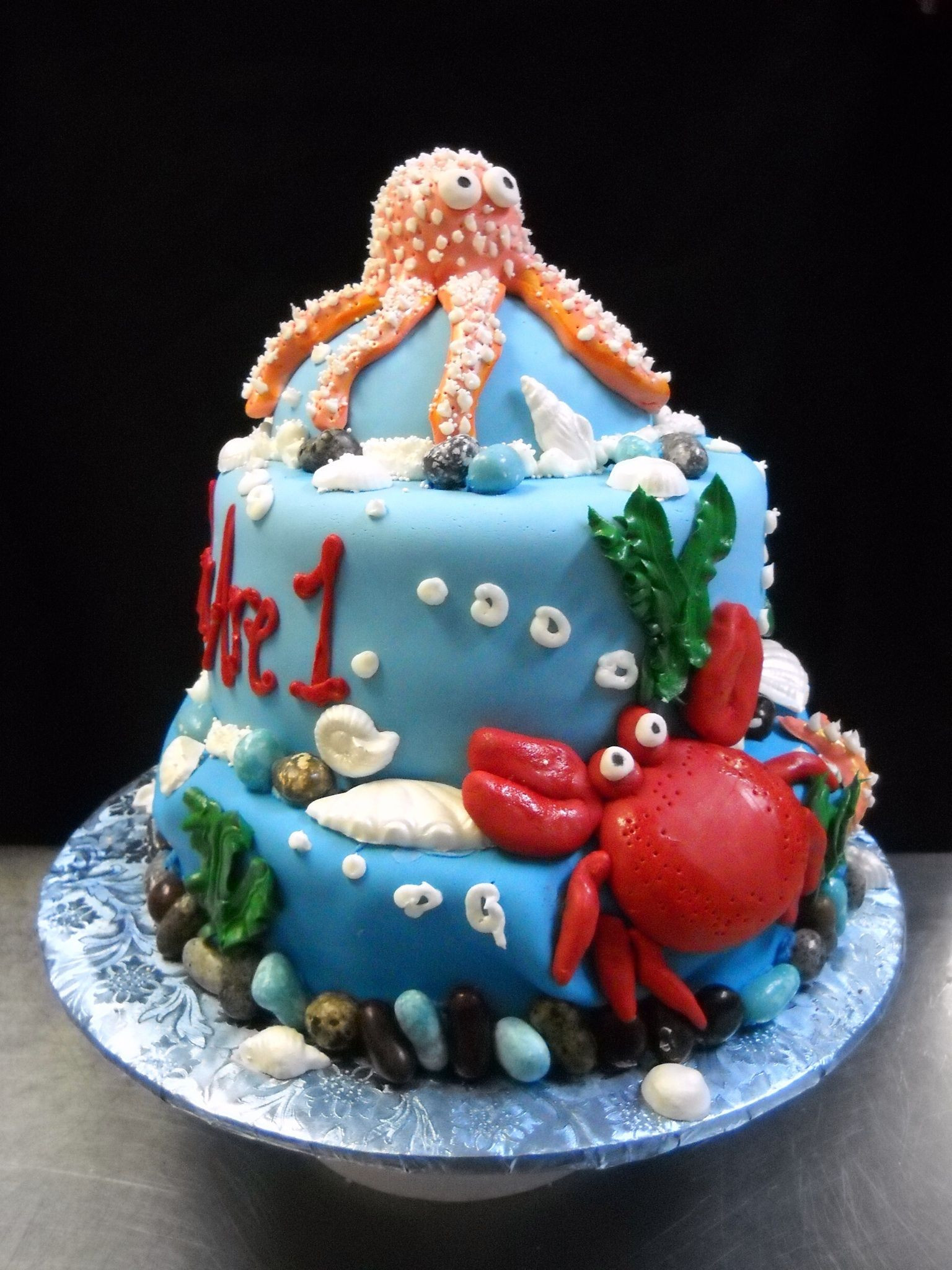 Ocean Birthday Cake
 Ocean birthday cake