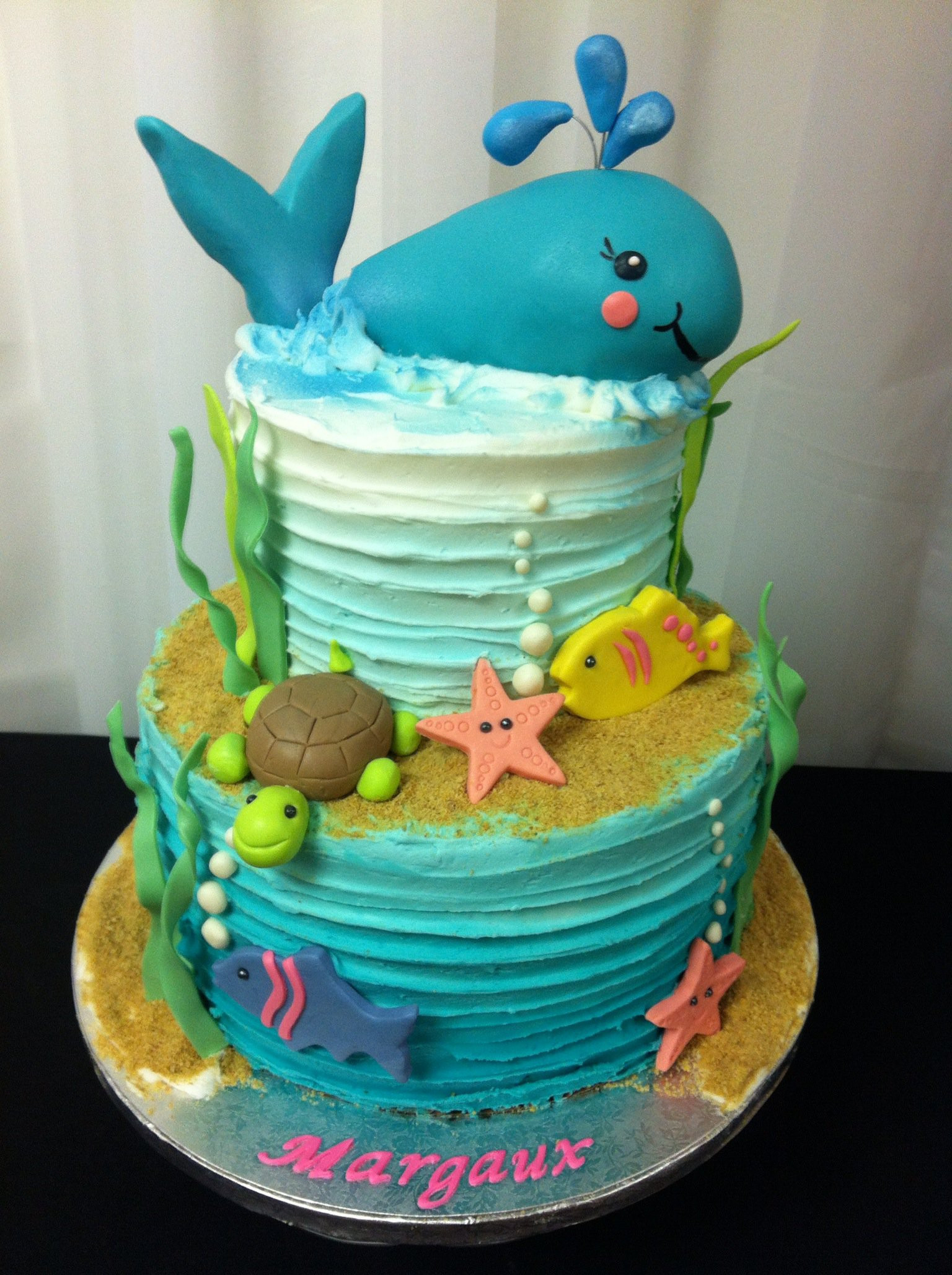 Ocean Birthday Cake
 Ocean Birthday Cakes