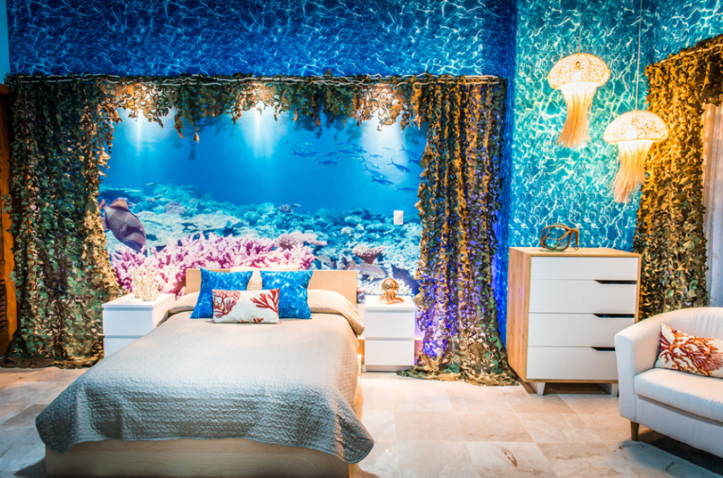 Ocean Themed Kids Room
 The Most Amazing Aquarium Bedrooms That Will Astonish You