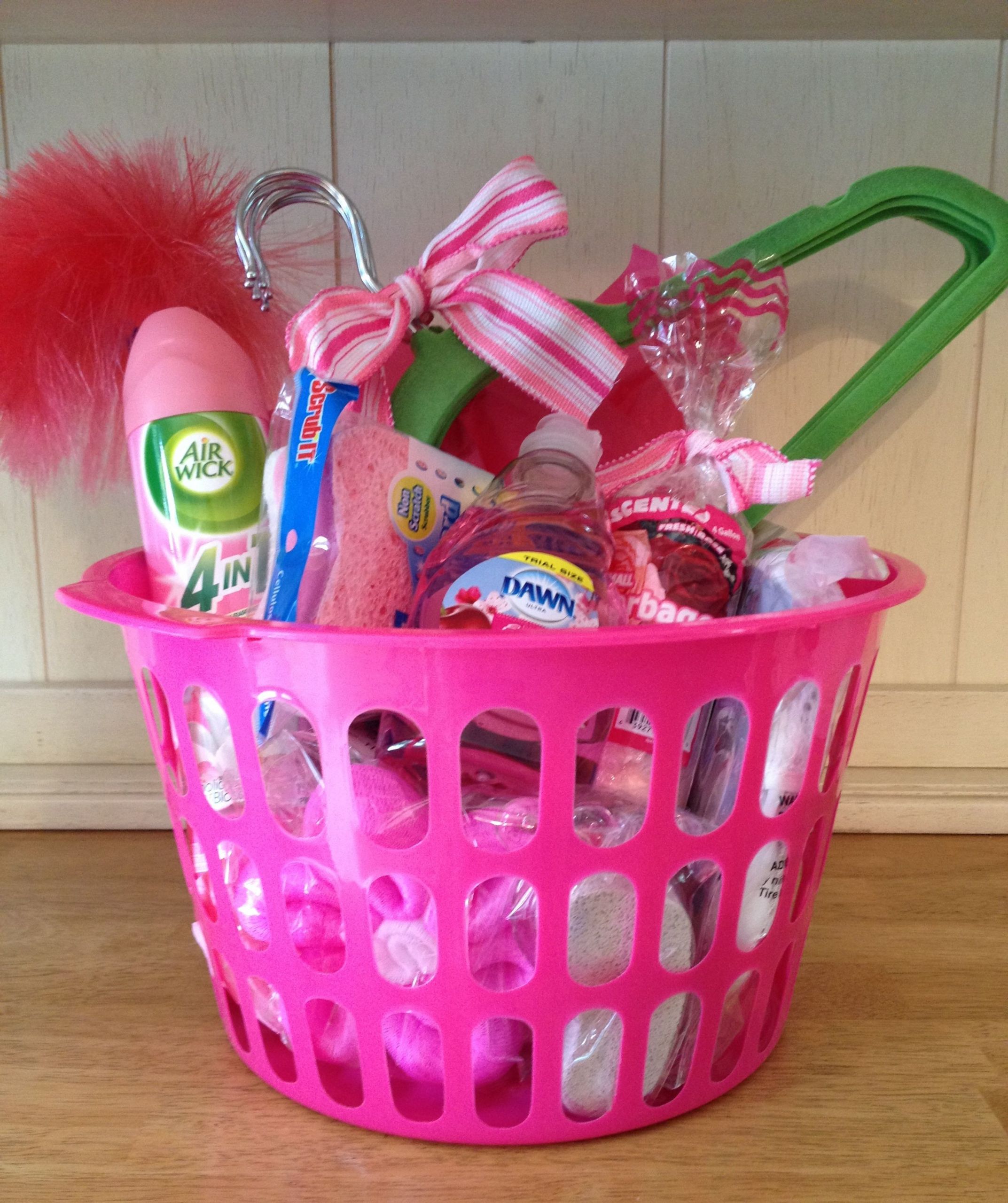 Off To College Gift Basket Ideas
 Send your college bound student off with a Dorm Essentials