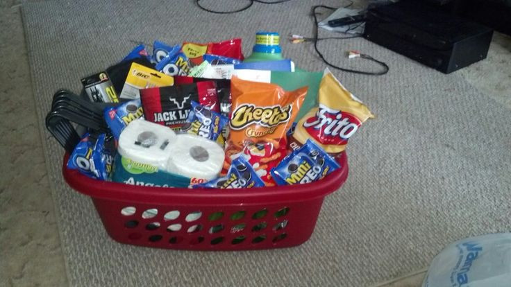 Off To College Gift Basket Ideas
 25 best images about Gift Baskets on Pinterest