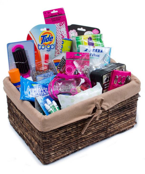 Off To College Gift Basket Ideas
 Bathroom kit list going away to college t basket