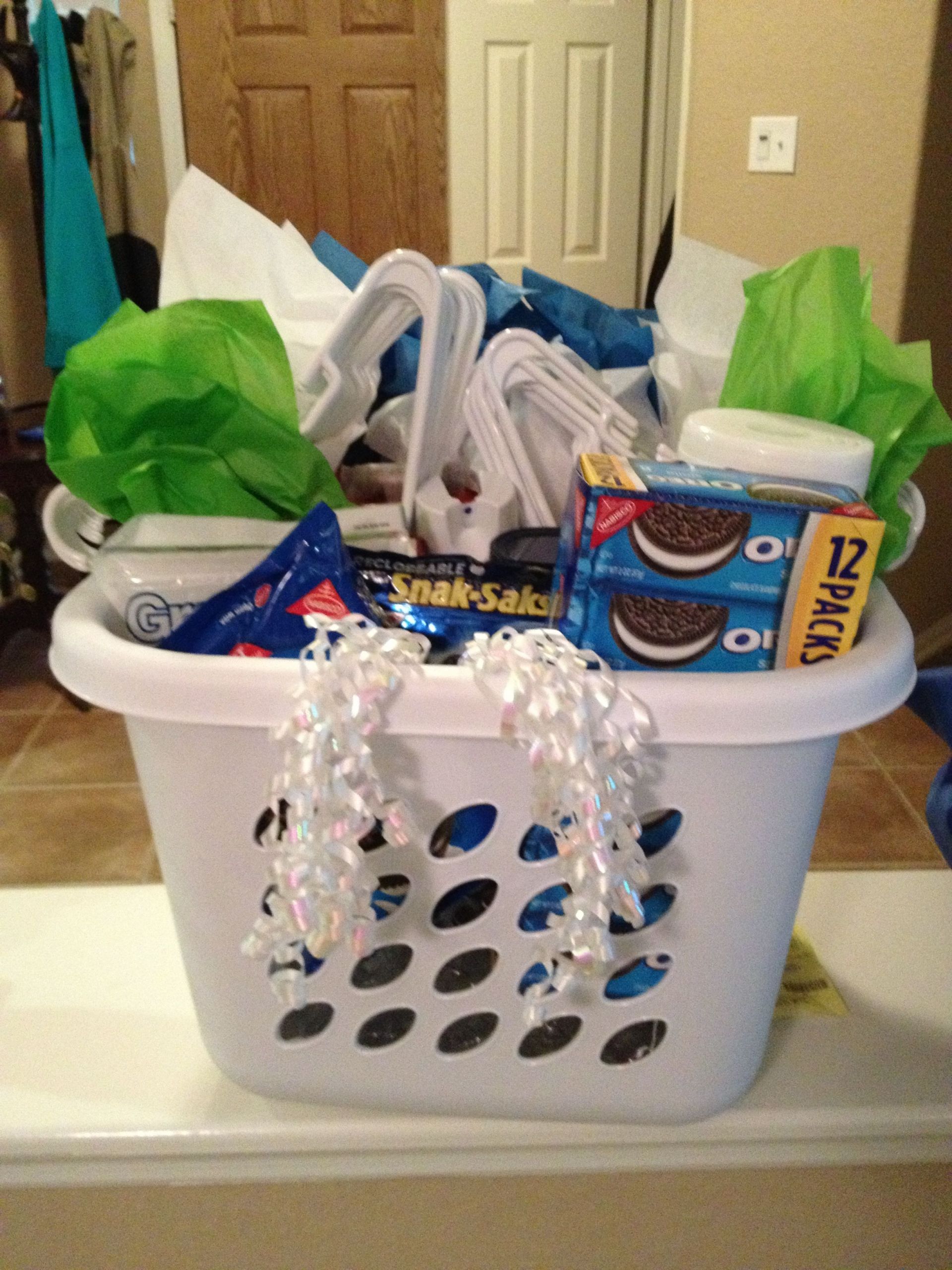 Off To College Gift Basket Ideas
 f to college basket You fill it with essential things a