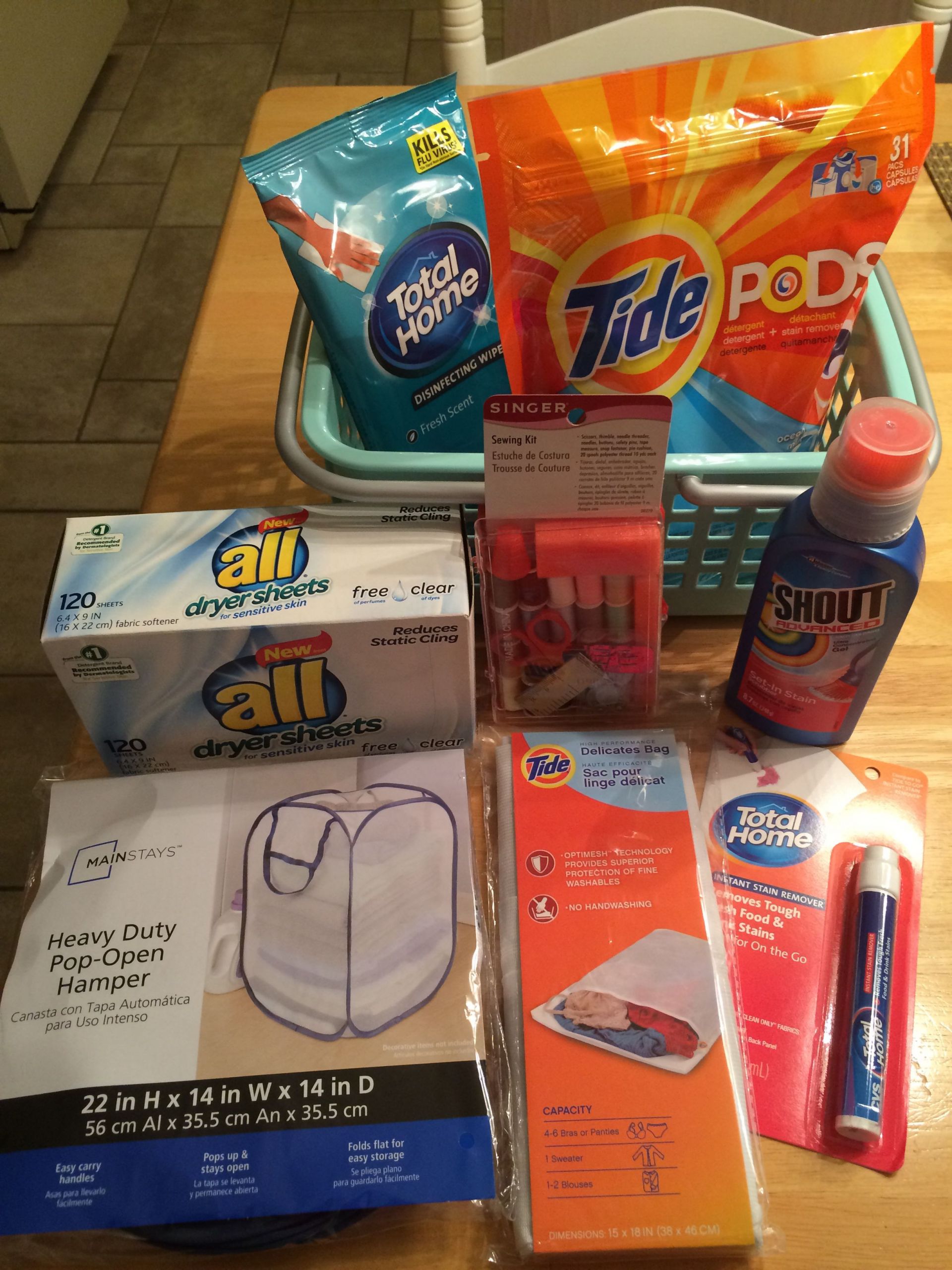 Off To College Gift Basket Ideas
 Going off to college laundry t basket Include Tide