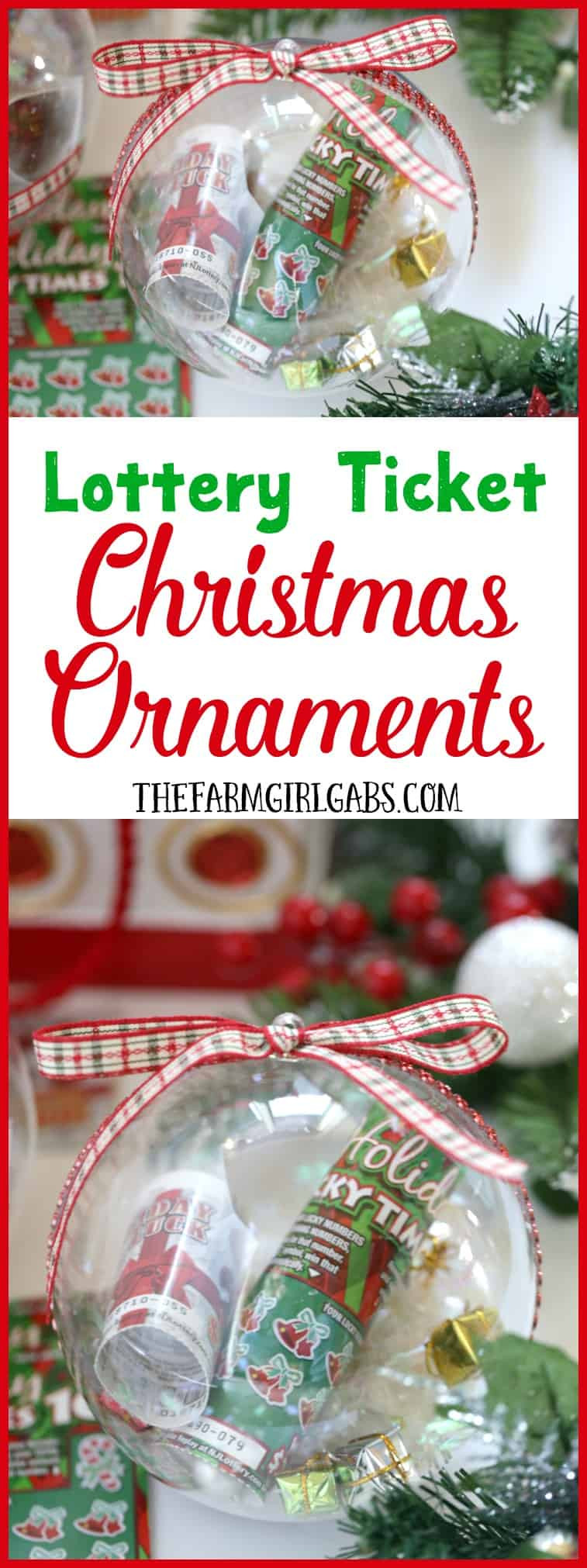 Office Christmas Gift Ideas
 Lottery Ticket Christmas Ornaments The Farm Girl Gabs