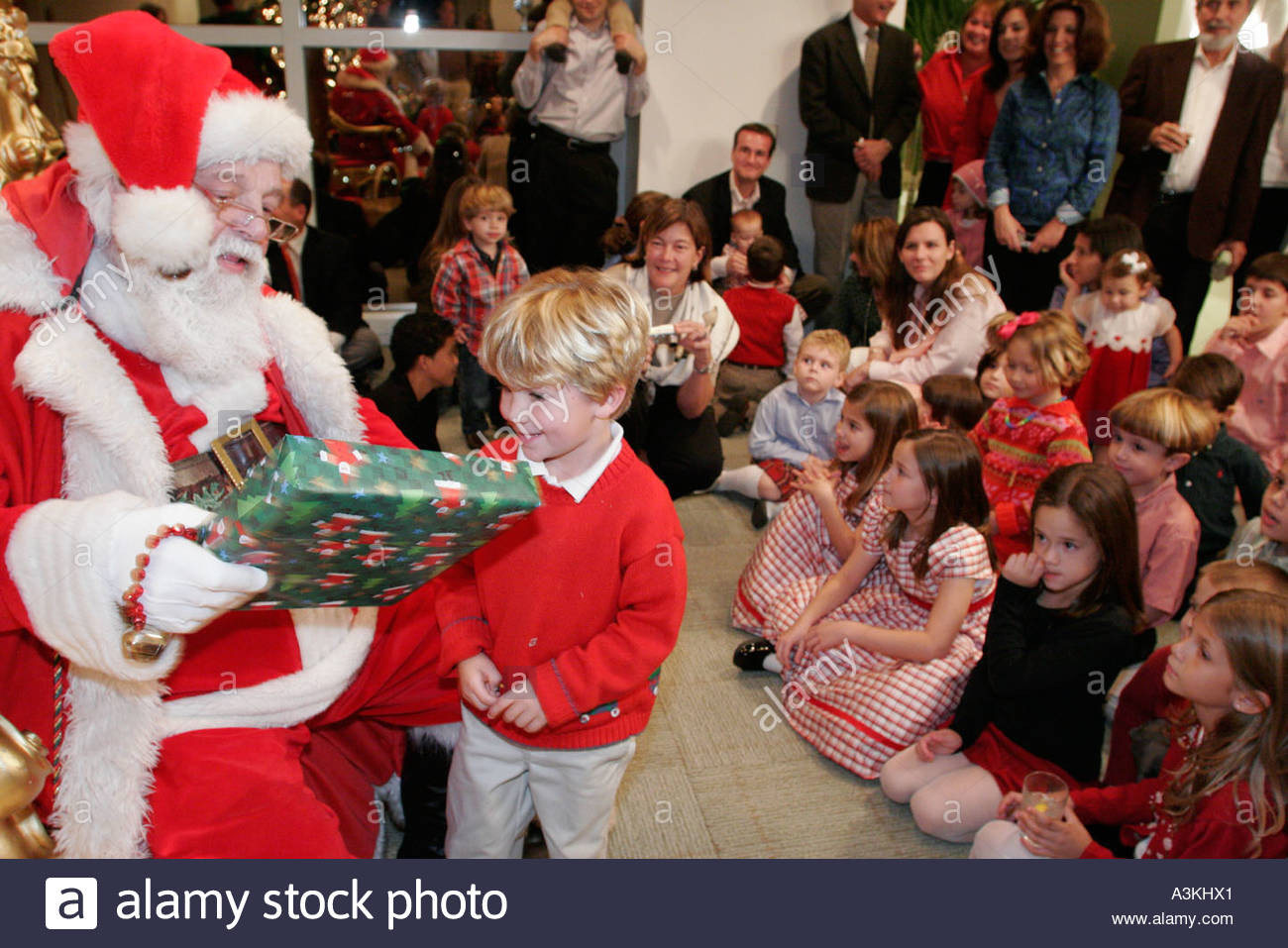 Office Christmas Party Kids In Mind
 Miami Florida office Christmas party Santa Claus children