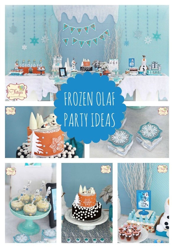 Olaf Birthday Party Ideas
 Frozen Olaf Birthday Party Pretty My Party Party Ideas