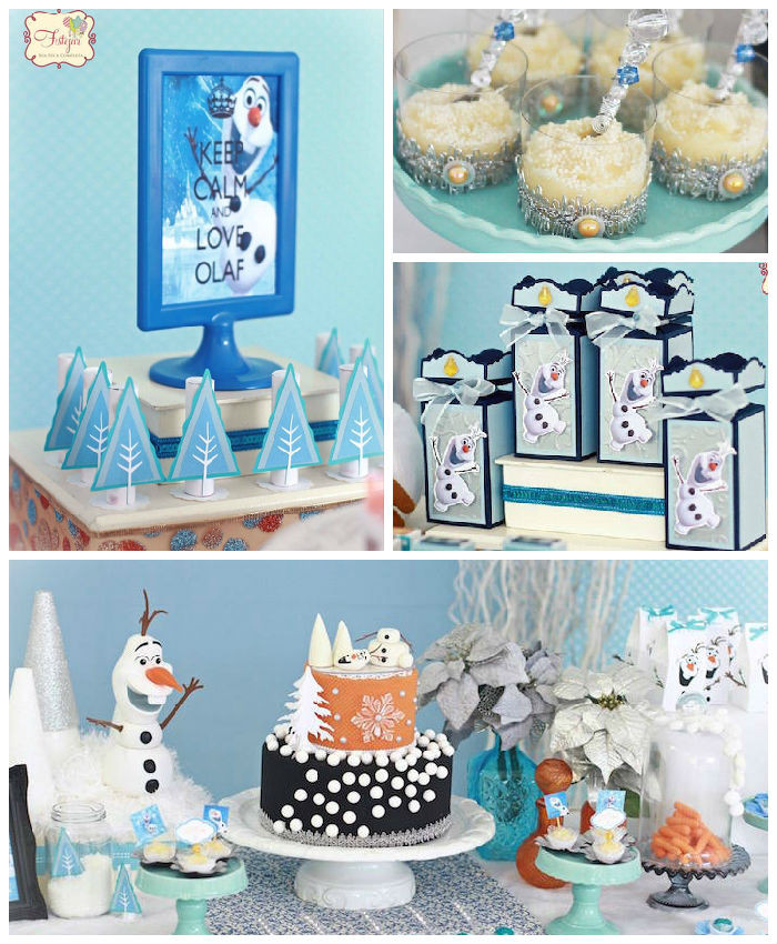 Olaf Birthday Party Ideas
 Kara s Party Ideas Olaf Frozen themed birthday party via