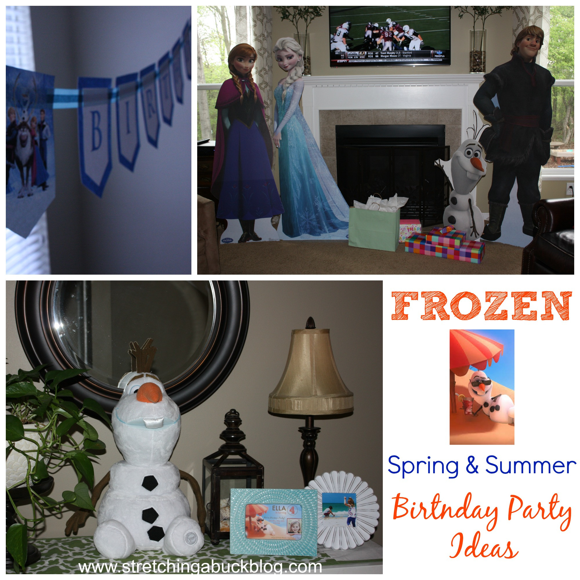 Olaf Birthday Party Ideas
 Disney Frozen Spring & Summer Olaf Birthday Party Ideas