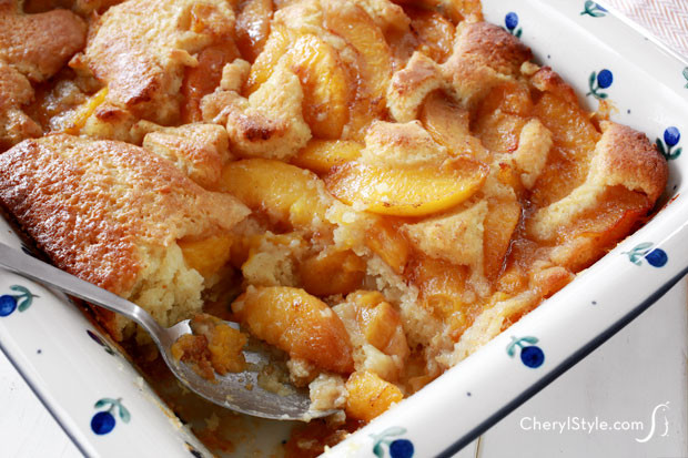 Old Fashioned Southern Peach Cobbler
 Old fashioned peach cobbler Everyday Dishes