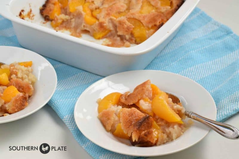 Old Fashioned Southern Peach Cobbler
 Old Fashioned Peach Cobbler – nothing like it