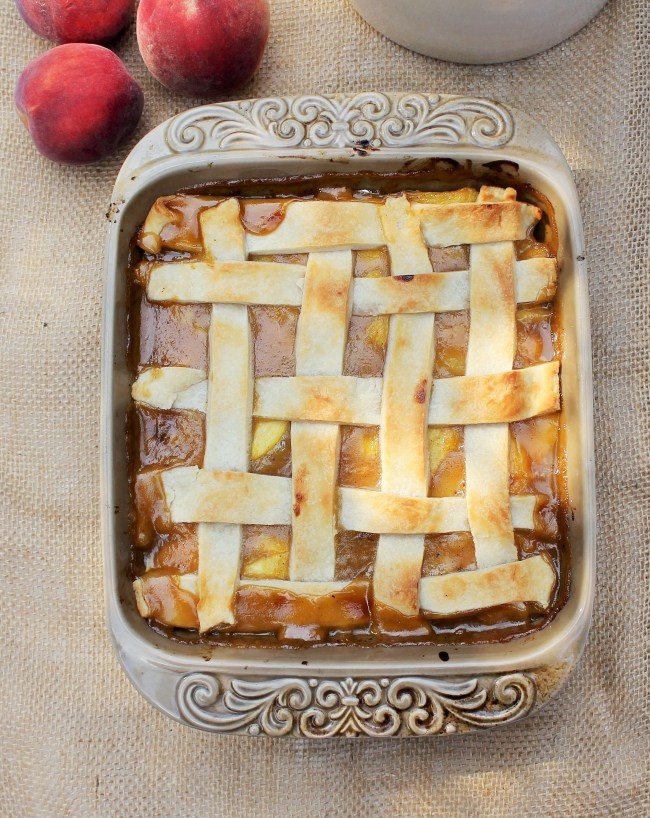 Old Fashioned Southern Peach Cobbler
 Old Fashioned Southern Peach Cobbler