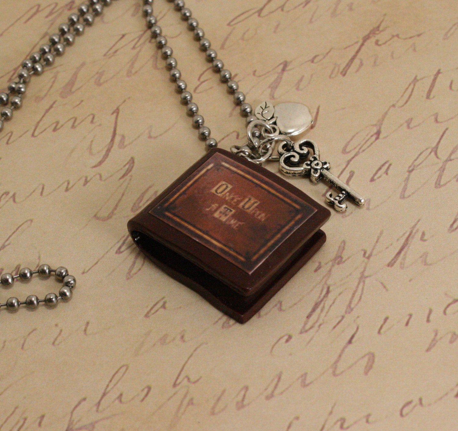 Once Upon A Time Necklace
 SALE ce Upon A Time Necklace Henry s Book V1 by