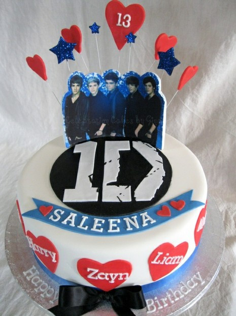 One Direction Birthday Cake
 e Direction Birthday Cake