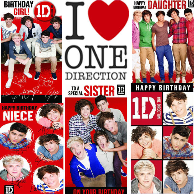 One Direction Birthday Card
 e Direction Birthday Cards ficial Daughter Sister