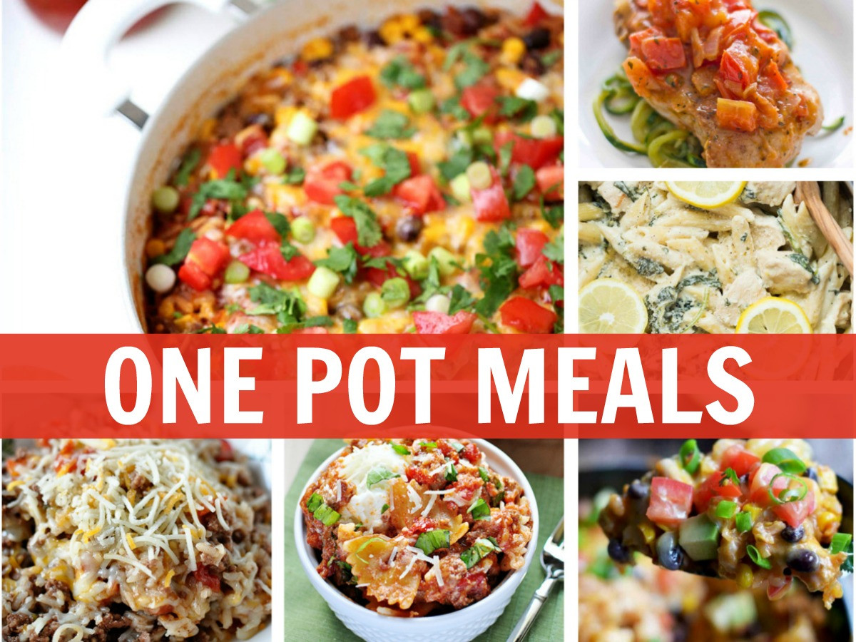 One Pot Dinners
 e Pot Meals to Make Dinnertime a Breeze