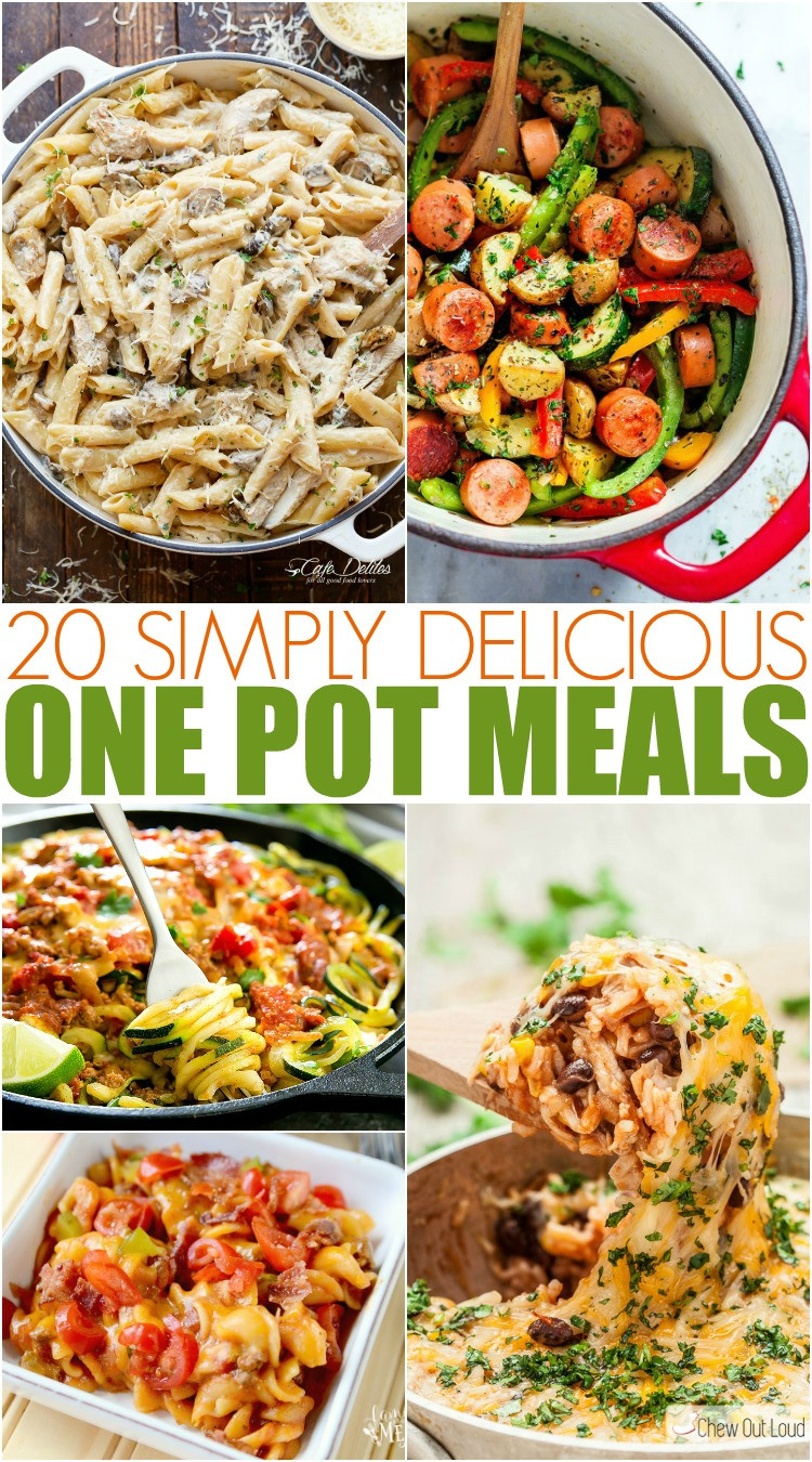 One Pot Dinners
 Simply Delicious and Easy e Pot Meals Family Fresh Meals