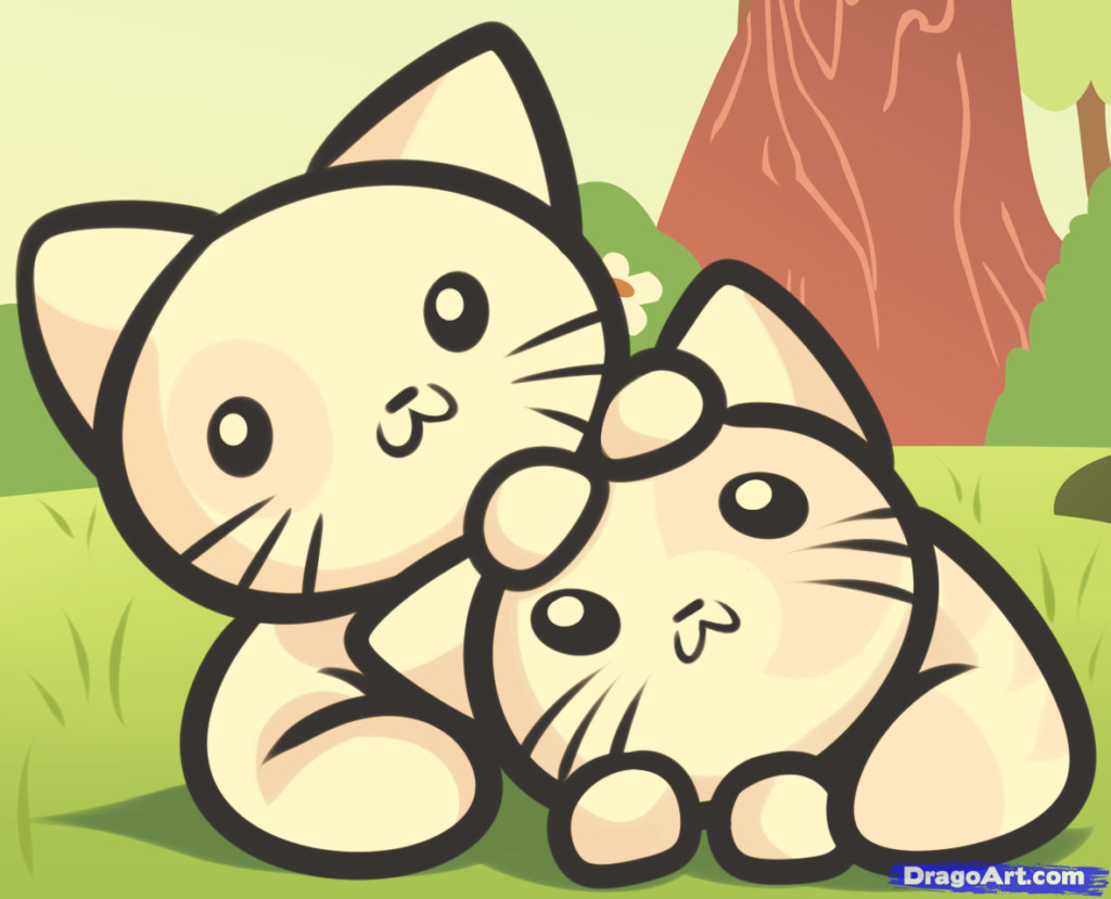 Online Art For Kids
 Free Coloring Pages Draw Kittens For Kids Step By Step