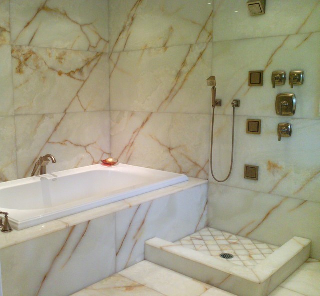 Onyx Bathroom Tile
 White yx Master Bathroom Modern Bathroom Seattle