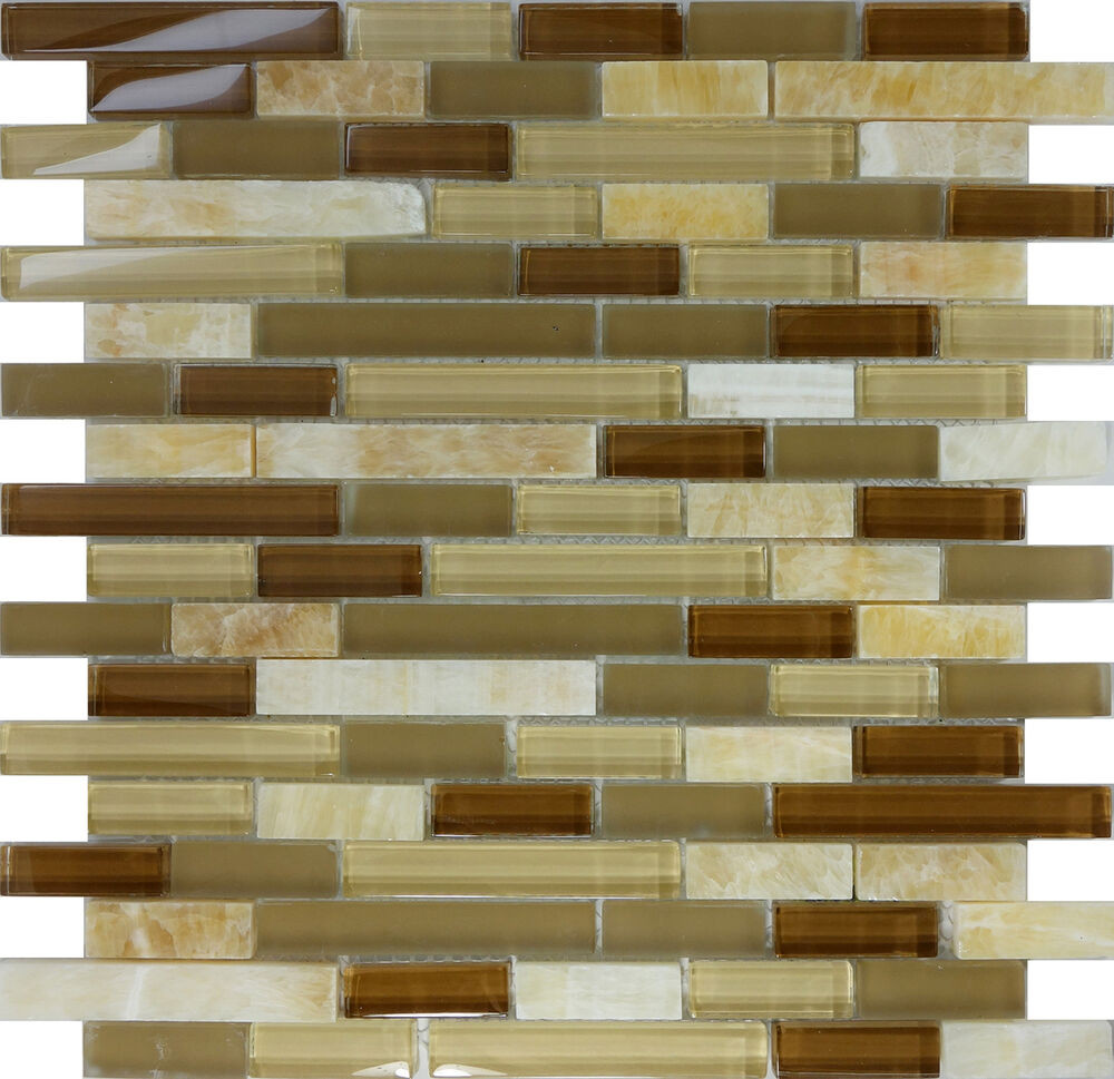 Onyx Bathroom Tile
 10SF Honey yx Marble Glass Mosaic Tile kitchen