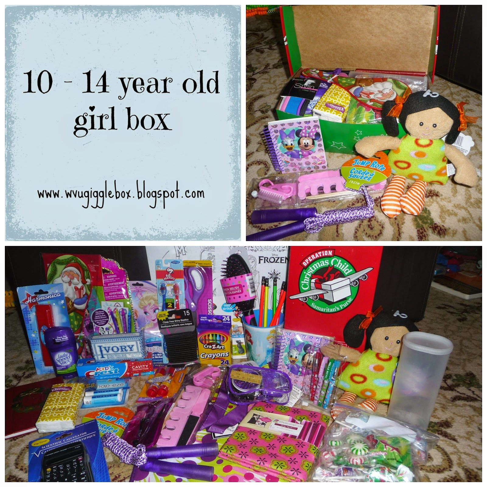 Operation Christmas Child Gift Ideas
 Operation Christmas Child 2014 packing a 10 14 year