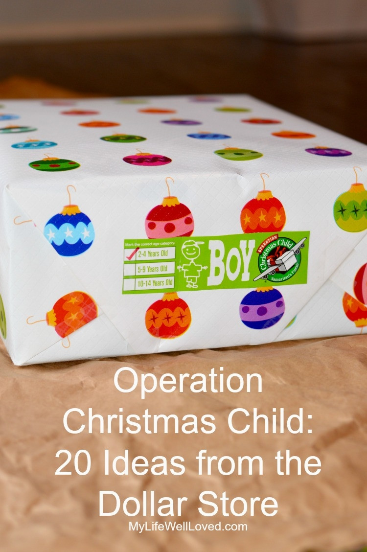 Operation Christmas Child Gifts
 Dollar Store Operation Christmas Child Gift Ideas My
