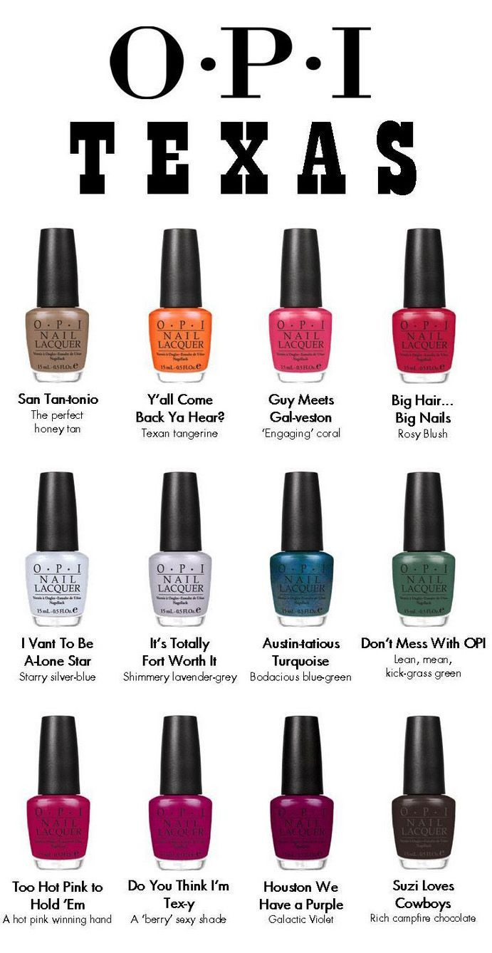 Opi Nail Colors Names
 67 best OPI Nail Polish Colors images on Pinterest