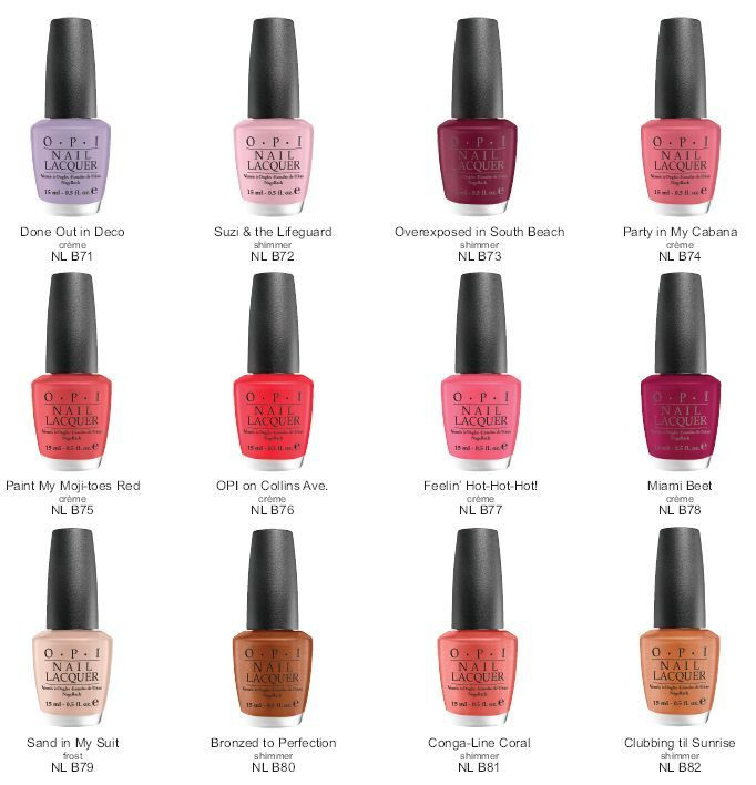 Opi Nail Colors Names
 OPI Nail Polishes reviews photos Sorted by Date Oldest