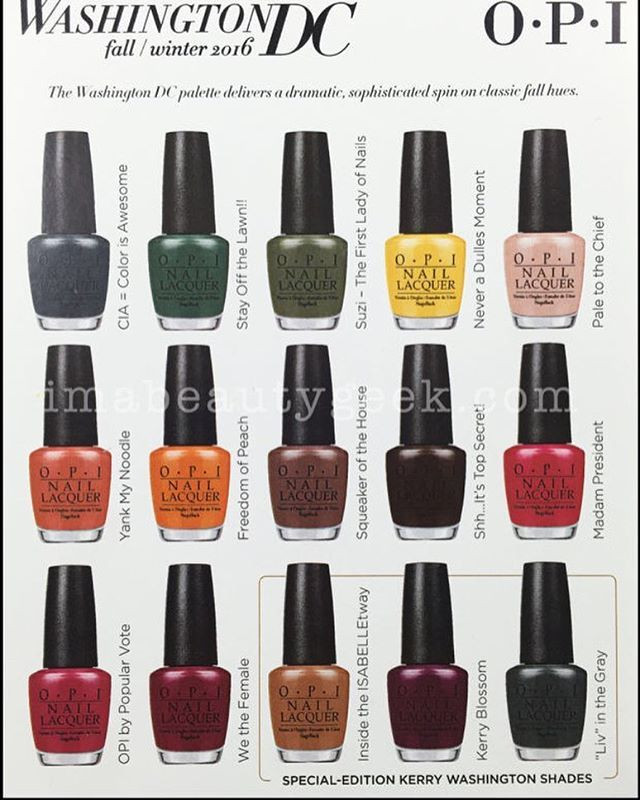 Opi Nail Colors Names
 A better look at & the names of fallwinter2016 OPI