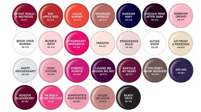 Opi Nail Colors Names
 Purple Nail Polish Colors Names Best Reviews Ideas