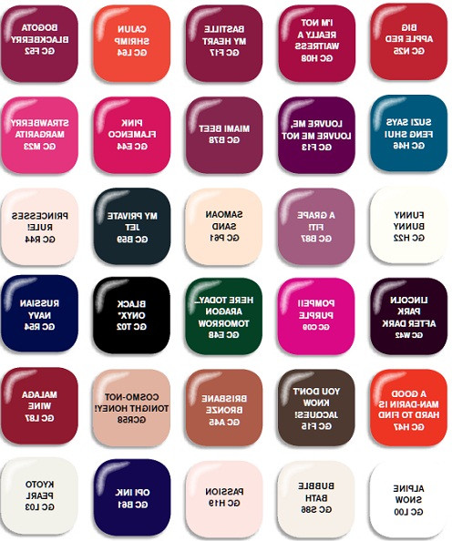 Opi Nail Colors Names
 Marvelous Opi List Colors 7 Opi Nail Polish Color