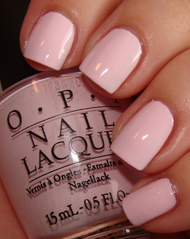 Opi Pink Nail Colors
 baby pink nail polish by OPI Nails