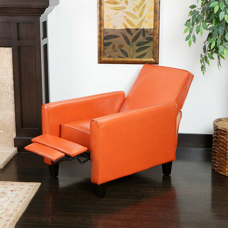 Orange Chair Living Room
 Living Room Furniture Modern Design Burnt Orange Leather