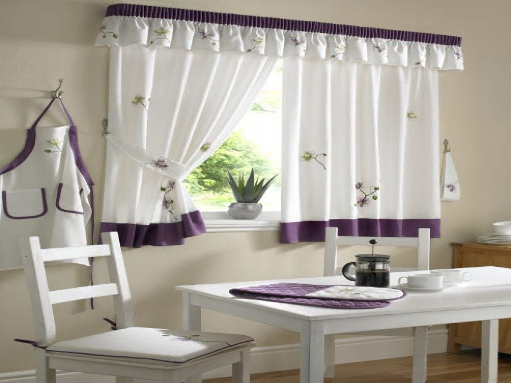 Orange Kitchen Curtains
 Kitchen curtains purple and orange kitchen curtains