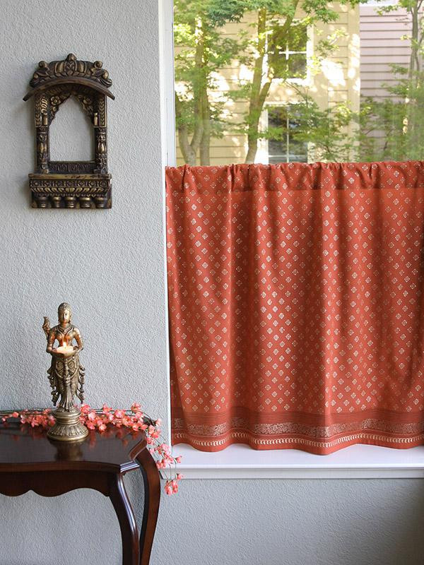 Orange Kitchen Curtains
 Orange Curtain Burnt Orange Sheer Curtain Rust Curtains