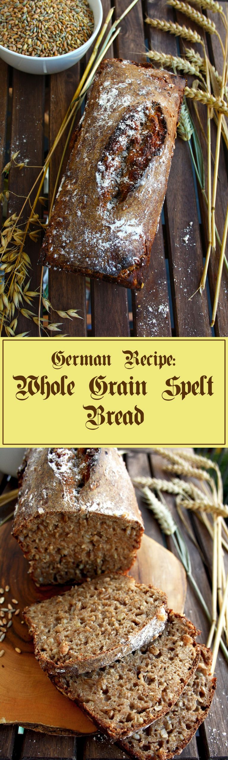 Organic Whole Grain Bread
 Whole Grain Spelt Bread • Happy Kitchen