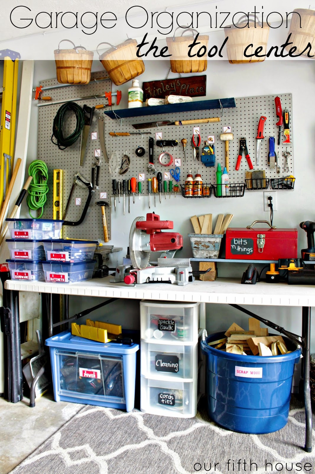 Organize Tools In Garage
 Organizing the Garage with Zink & A Giveaway Our Fifth House