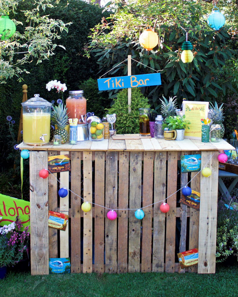 Outdoor Beach Party Ideas
 Awesome Ideas for Wood Pallets Made Bars