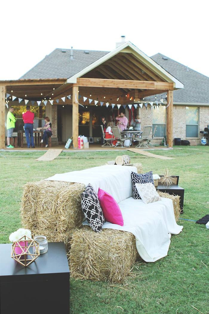 Outdoor Birthday Decorations
 Kara s Party Ideas Outdoor Movie Night Thirtieth Birthday