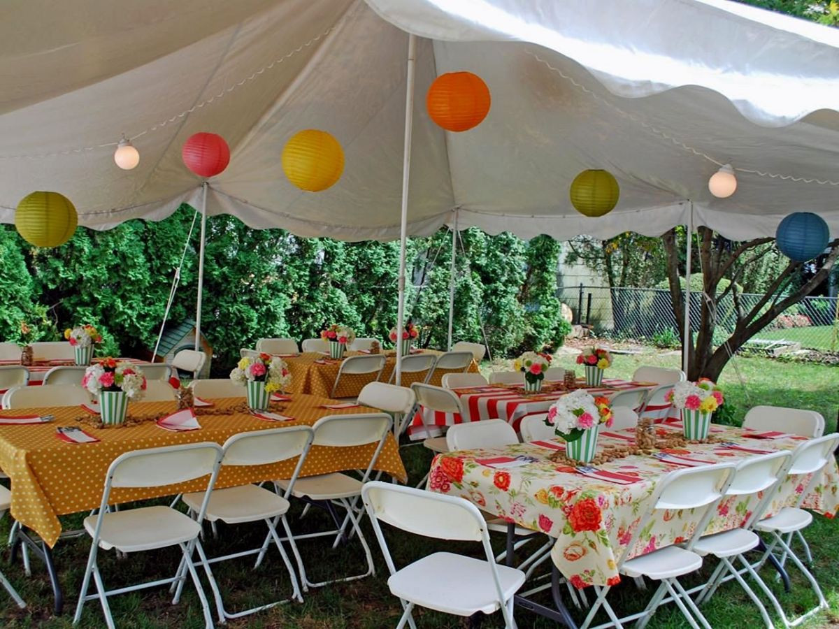 Outdoor Birthday Party
 45 Incredible Decoration For Back Yard Party Ideas – OOSILE