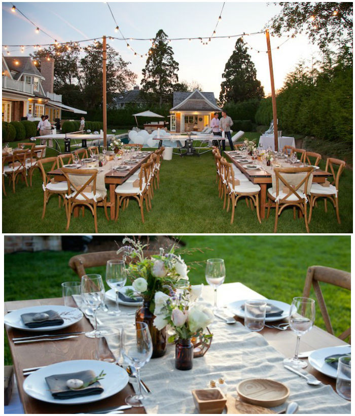 Outdoor Birthday Party
 Kara s Party Ideas Rustic Outdoor Birthday Soiree