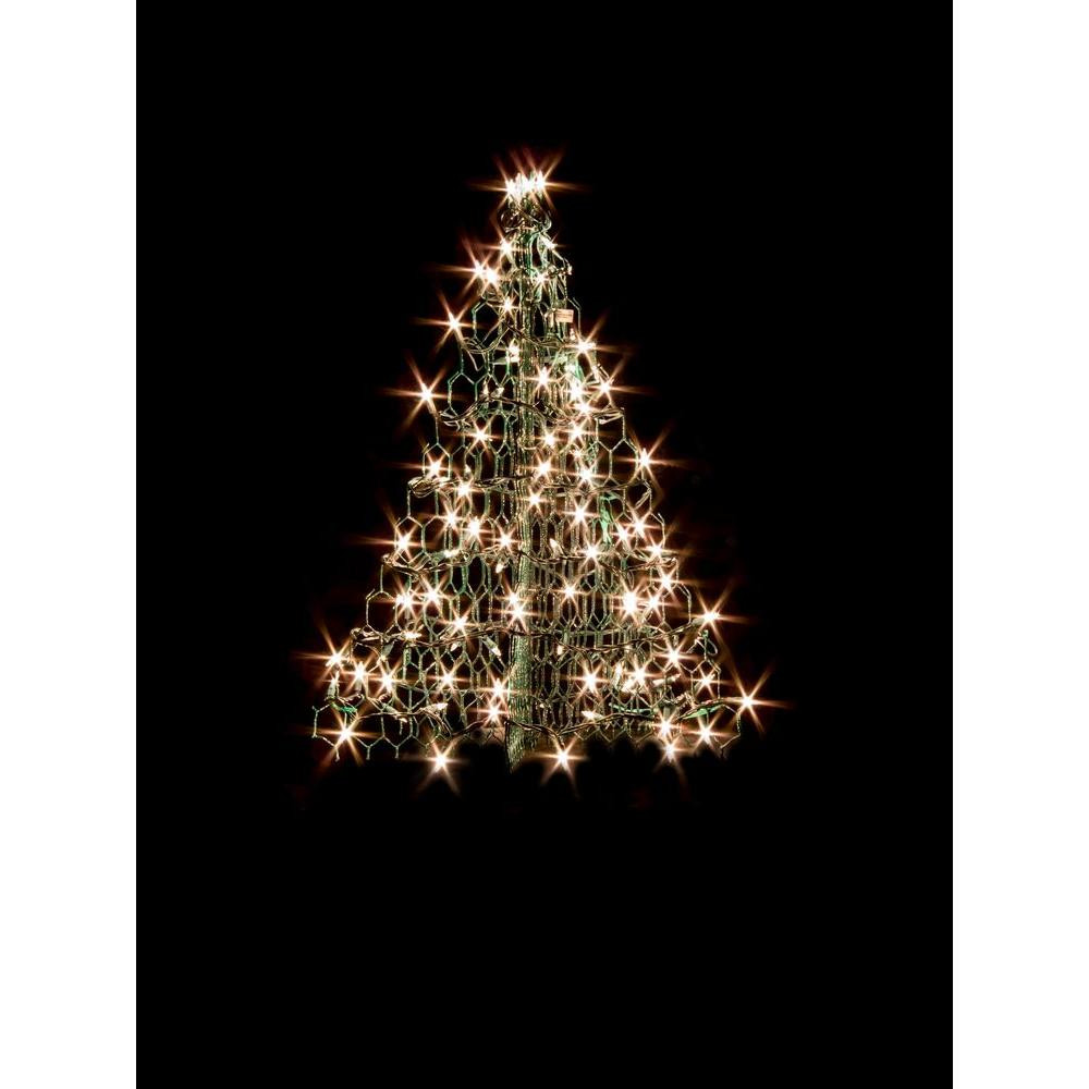 Outdoor Christmas Tree With Lights
 Crab Pot Trees 2 ft Indoor Outdoor Pre Lit Incandescent