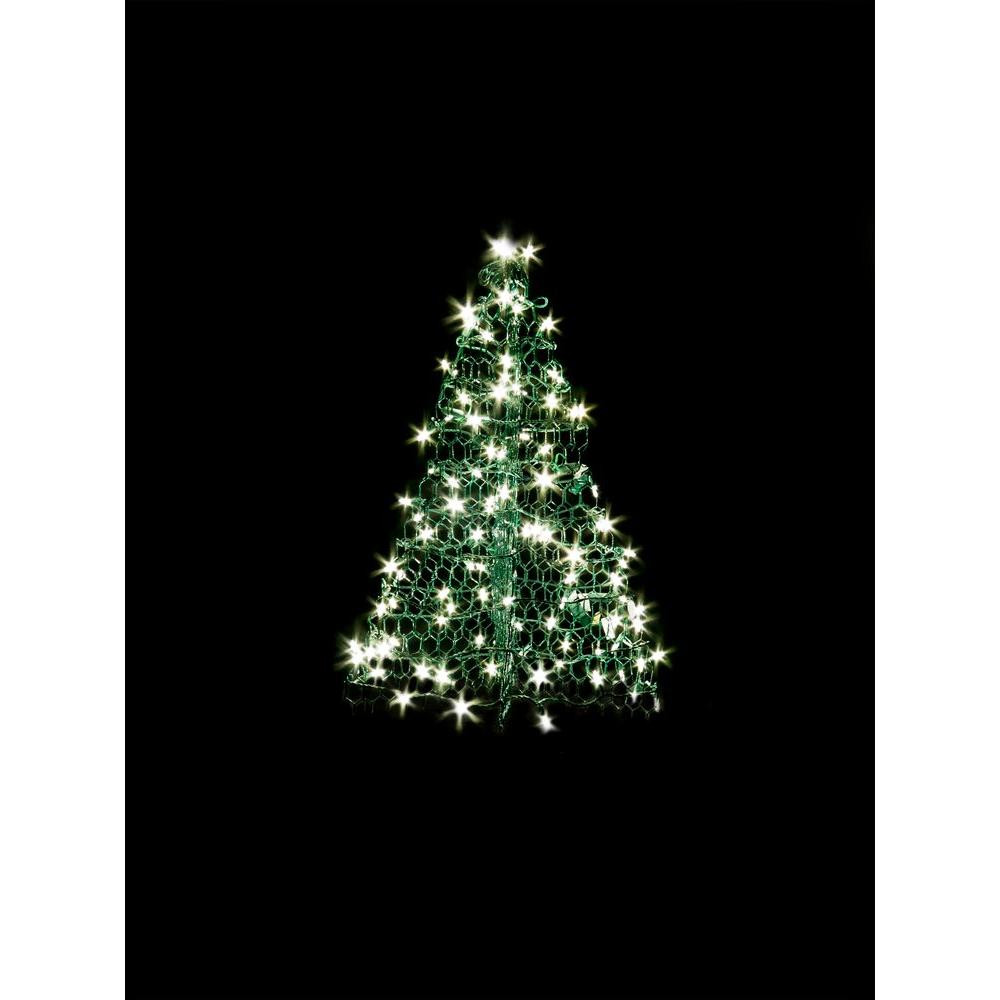 Outdoor Christmas Tree With Lights
 Crab Pot Trees 3 ft Indoor Outdoor Pre Lit Incandescent