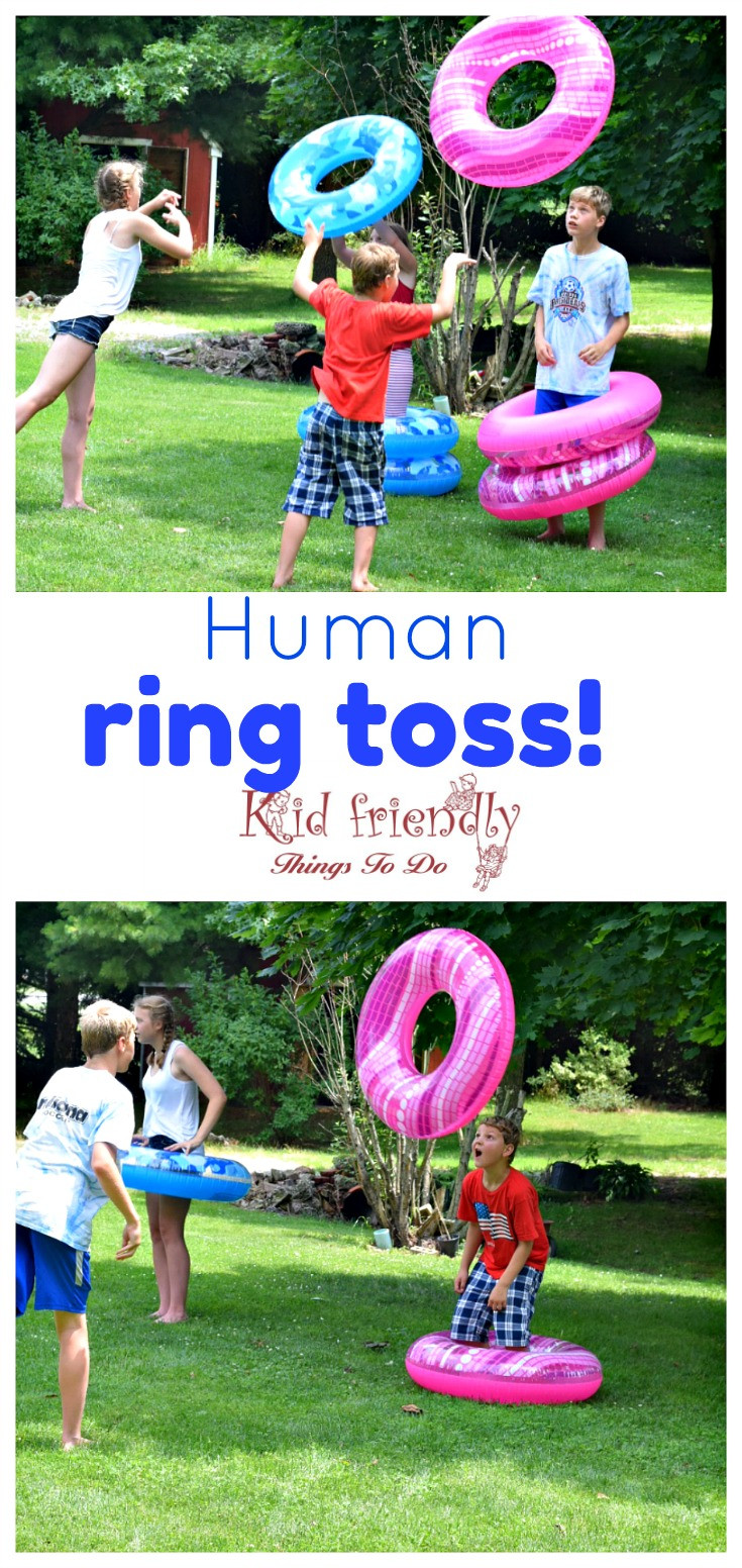 Outdoor Games For Kids
 Human Ring Toss Game A Fun and Easy Summer Outdoor Game