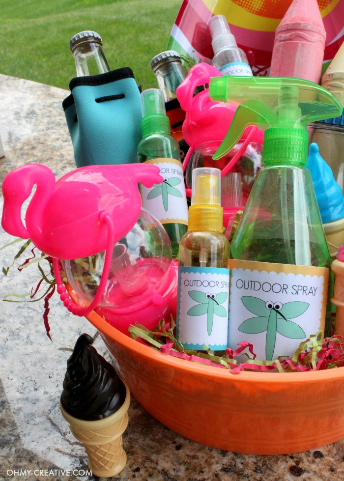 Outdoor Gift Ideas For Kids
 Summer Party Gift Basket Oh My Creative